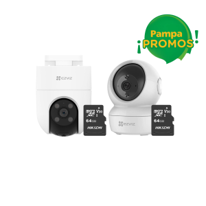 Kit de vigilancia Ezviz interior y exterior