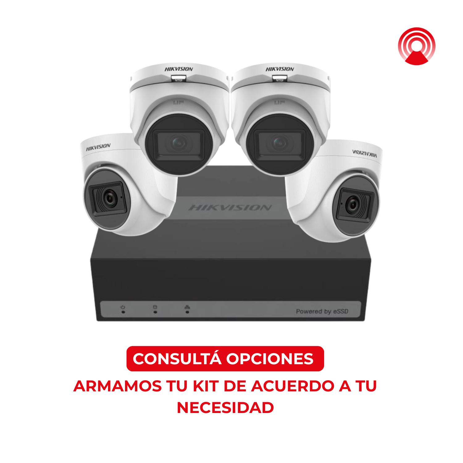 Kit de Videovigilancia eDVR 8 ch + 4 Cámaras Full HD - Imagen 3