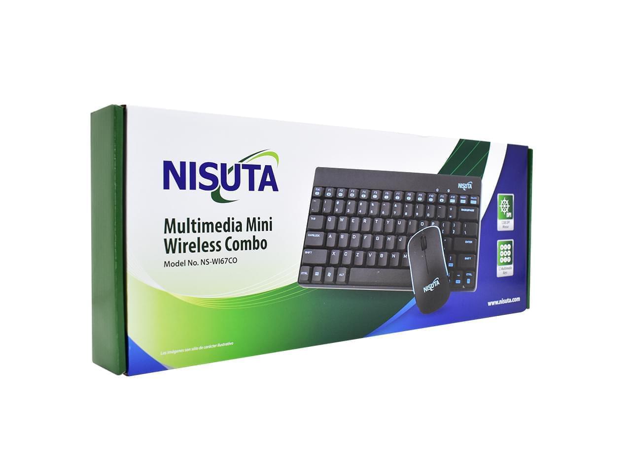 Combo Teclado y Mouse Inalámbricos Nisuta NS-WI67CO - Imagen 3