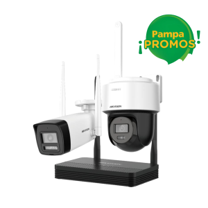 Kit Easylink Hivision NVS + 1 domo exterior + 1 bullet exterior IP WiFi