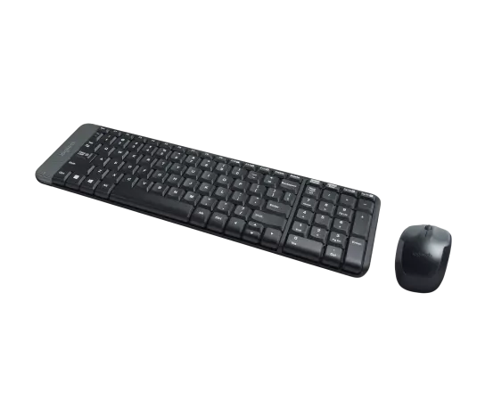 Combo Teclado y Mouse Inalámbricos Logitech MK220 Compacto