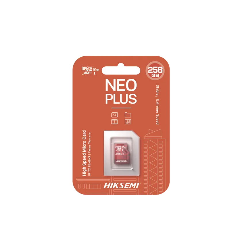 Memoria MicroSD Hiksemi Neo Plus 256GB (Modelo HS-TF-E1)